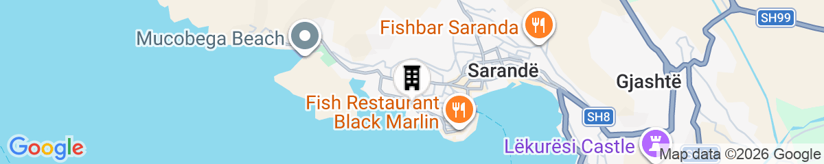 Map for DREAM HOTEL SARANDA