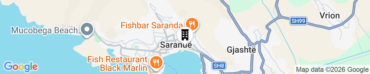 Map for La Fe boutique Hotel Sarande