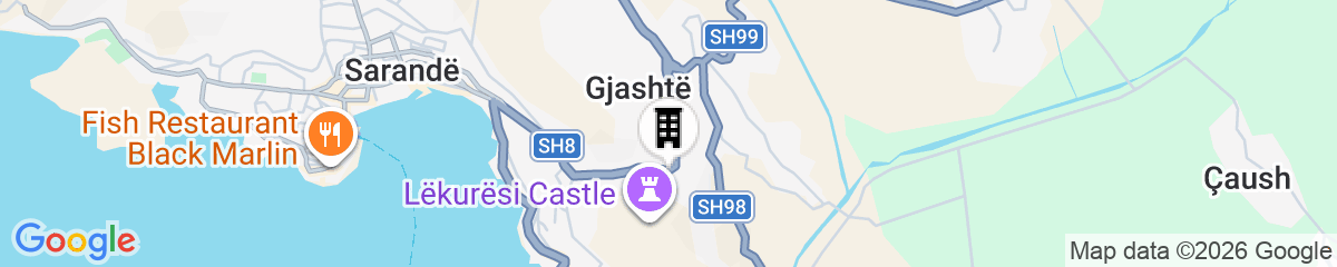 Map for The City Gate Hotel