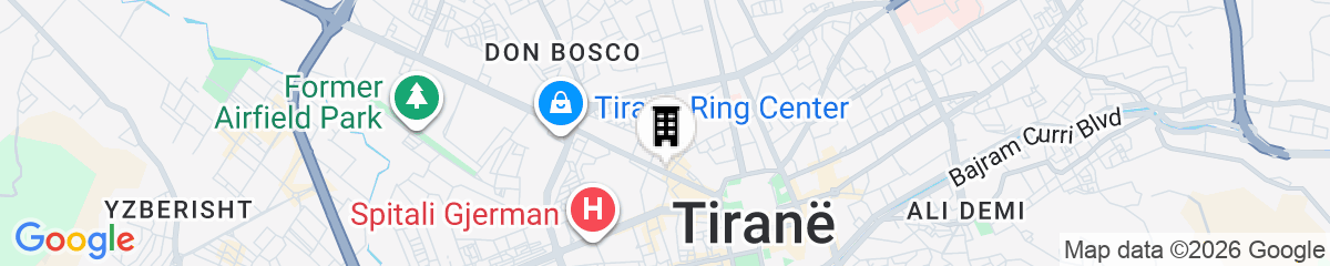Map for Hotel Bel Ami Tirana