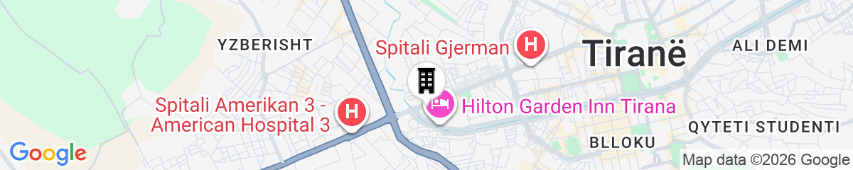 Map for Habitat Hotel Tirana