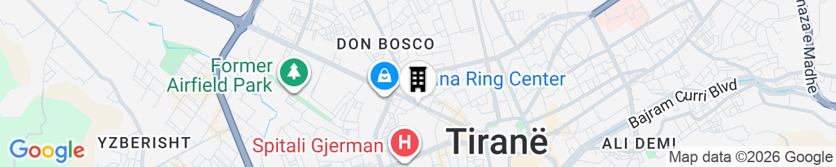Map for Hotel Colosseo Tirana