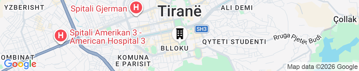 Map for Arté Boutique Hotel