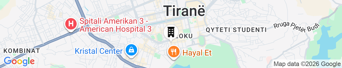 Map for D rooms City-center Tirana