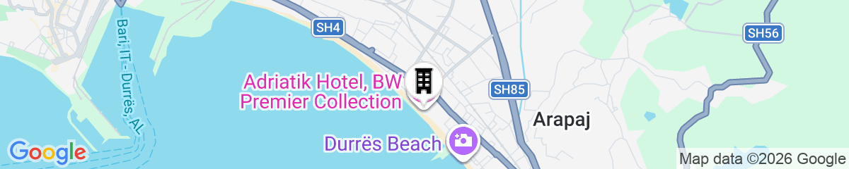 Map for Adriatik Hotel, BW Premier Collection