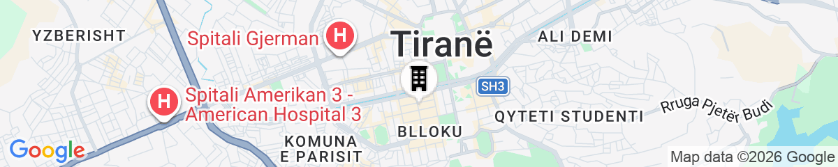 Map for Hermes Tirana Hotel