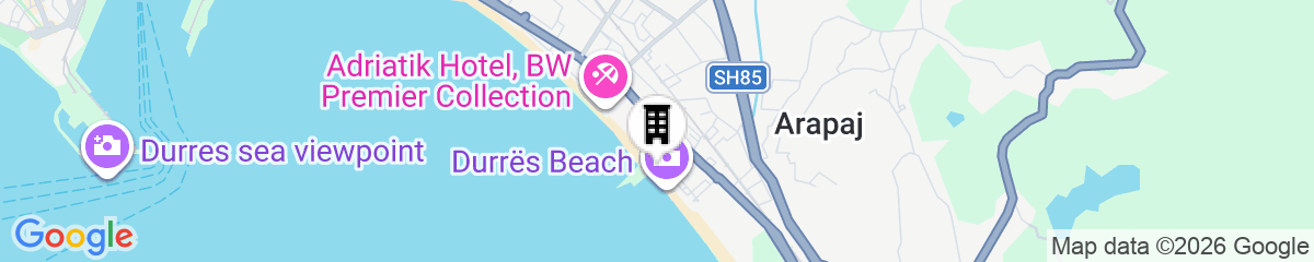 Map for Hotel Iliria Internacional
