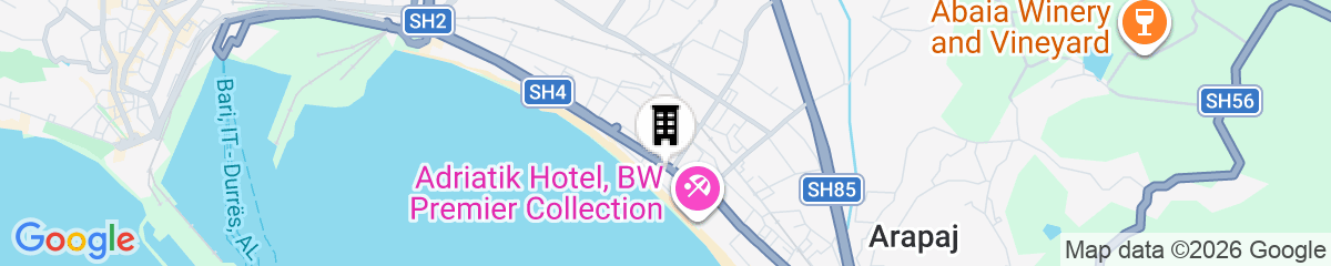 Map for Sunrise Hotel Çameria