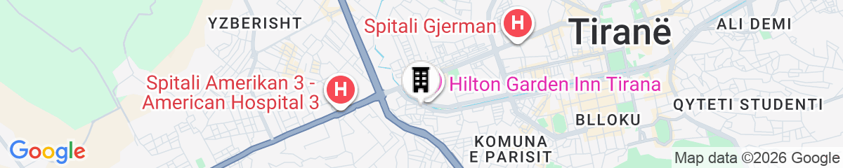 Map for Oda Hotel Tirana