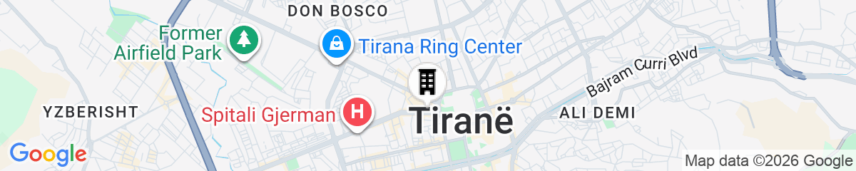 Map for Moonlight Apartments Tirana