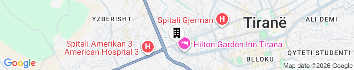 Map for Tirent Apartment-Spacious 2-Bedroom Stay in Delijorgji Tirana