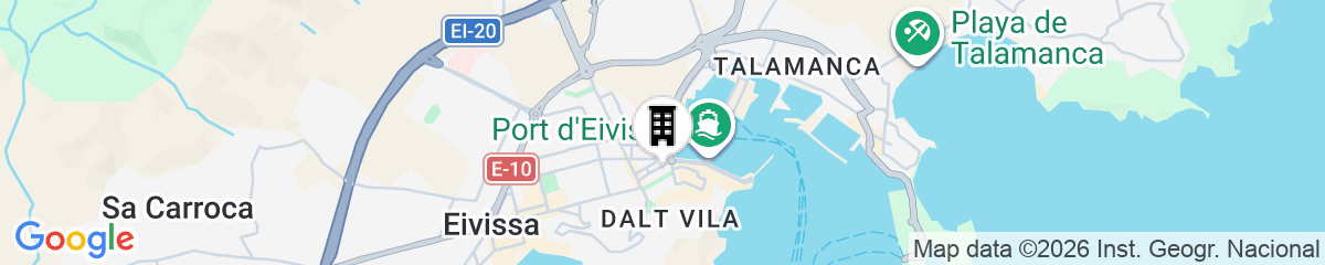 Map for The Standard, Ibiza