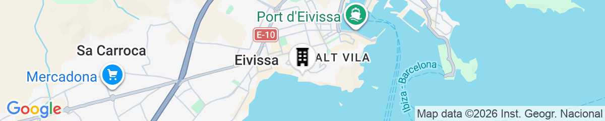 Map for Hotel THB Los Molinos - Adults Only