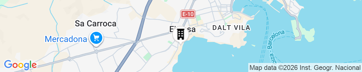Map for Apartamentos Llobet Ibiza