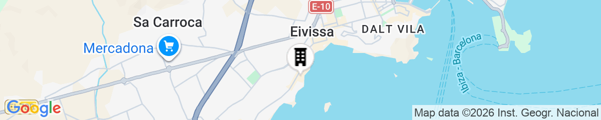 Map for Ryans Ibiza Apartments - Adults Only