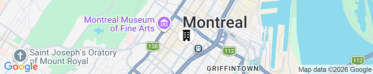 Map for Holiday Inn Hotel & Suites Montreal Centre-ville Ouest by IHG
