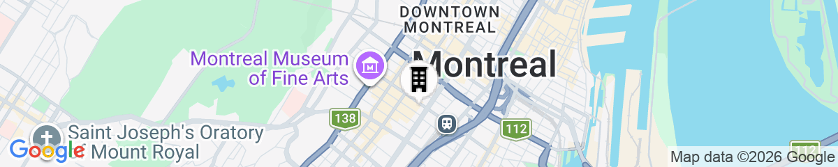 Map for Novotel Montreal Centre