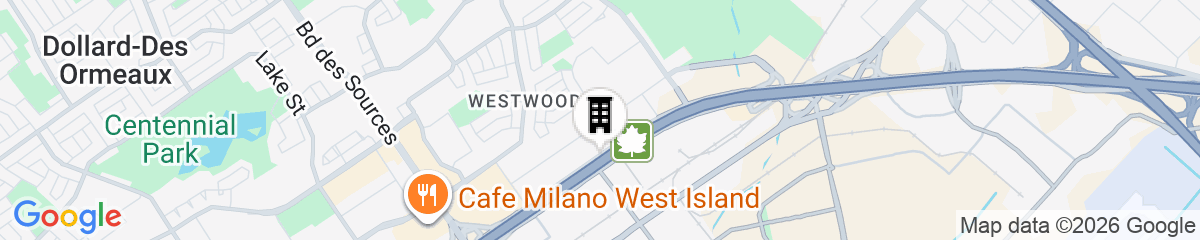 Map for Home2 Suites by Hilton Montreal Dorval