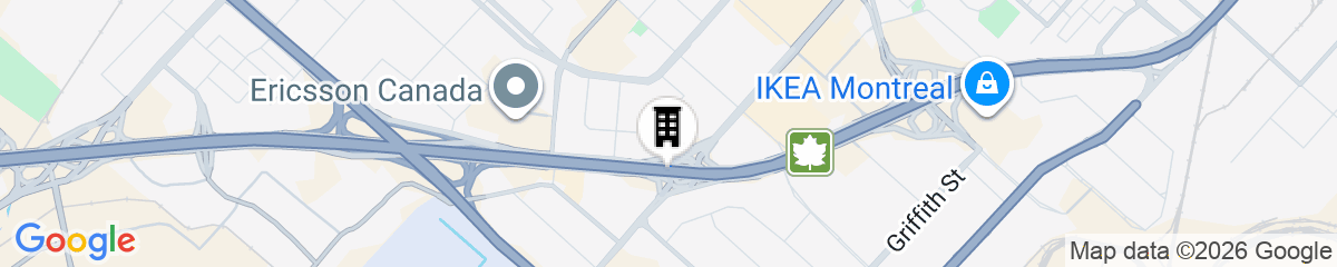 Map for Holiday Inn Express Montreal Airport - St-Laurent by IHG