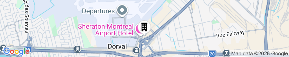Map for Aloft by Marriott Montreal Airport