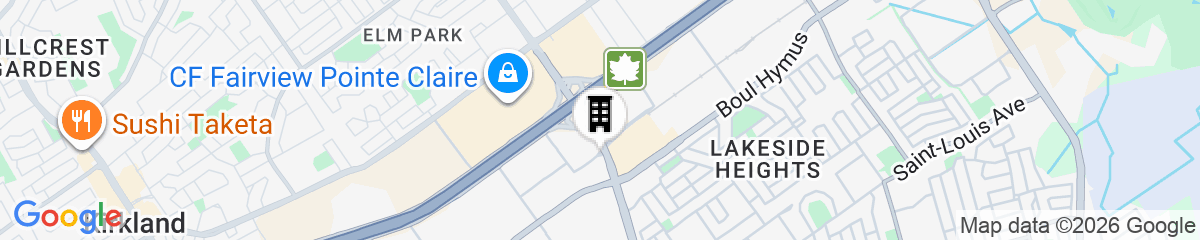 Map for Comfort Inn Montréal Aéroport