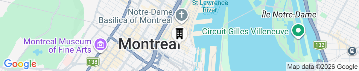 Map for Hotel St. Paul, Montreal, a Member of Design Hotels