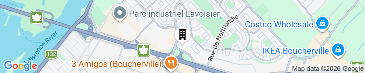 Map for Comfort Inn Boucherville