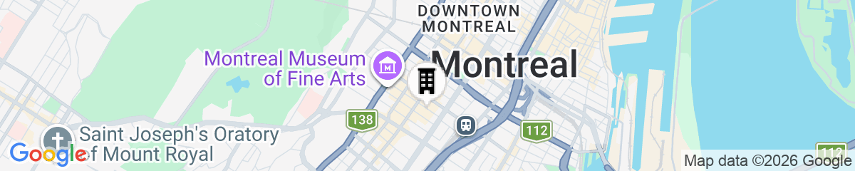 Map for Comfort Suites Downtown