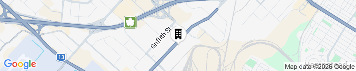 Map for Radisson Hotel Montreal Airport