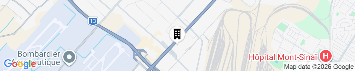 Map for Quality Hotel Dorval