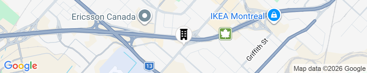 Map for Days Inn & Conference Centre by Wyndham Montreal Airport