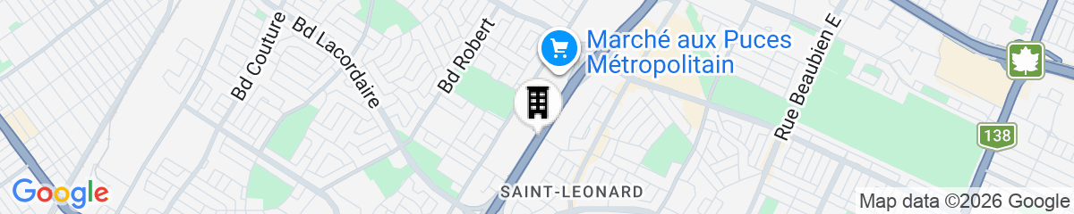 Map for Days Inn by Wyndham Montreal East