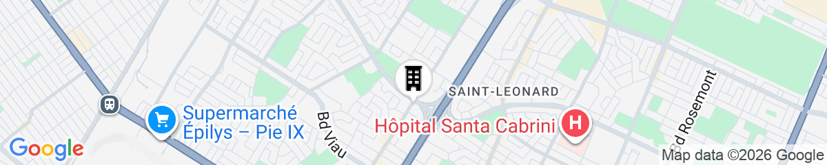 Map for Hôtel Newstar Montréal