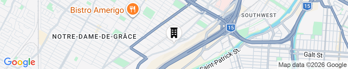 Map for 2001 Av. Beaconsfield