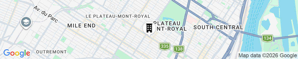 Map for Unique Stays - 4114 St-Denis