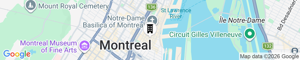 Map for Eurostars Old Montreal Suites & Apartments