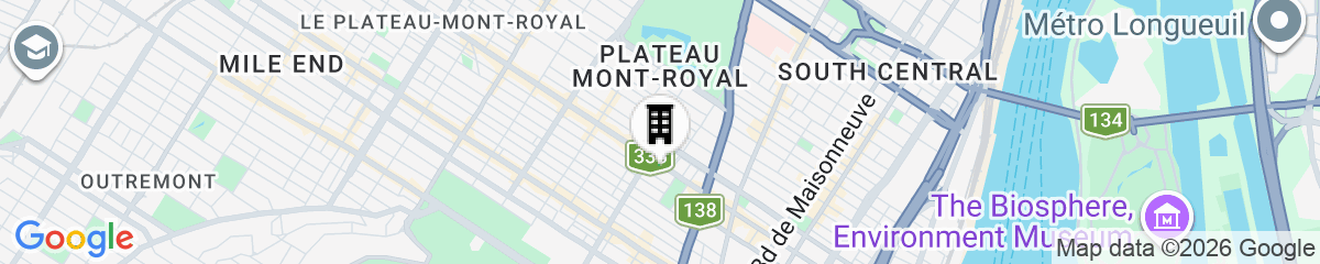 Map for Unique Stays - 3690 St-Denis
