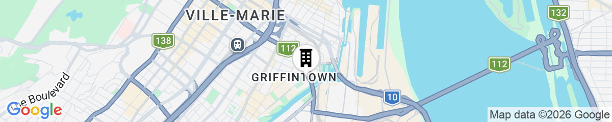 Map for Griffintown Hotel