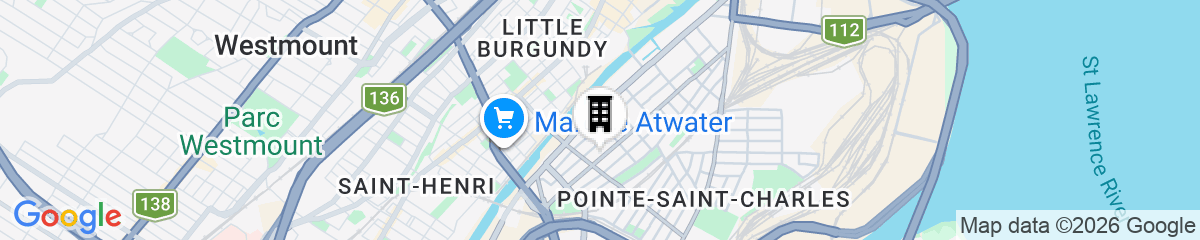 Map for Les Lofts du Centre