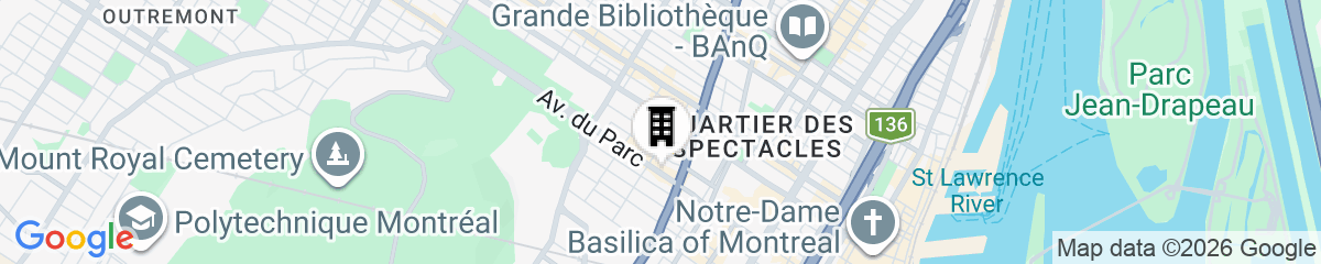 Map for Parc Suites Hotel