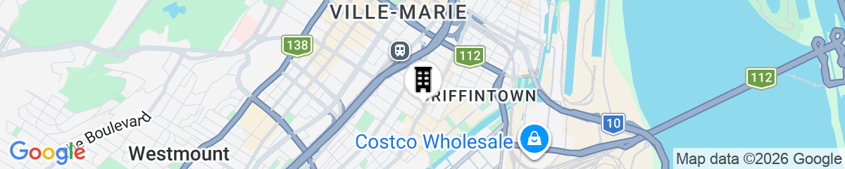 Map for Deluxe Suites Downtown Montreal
