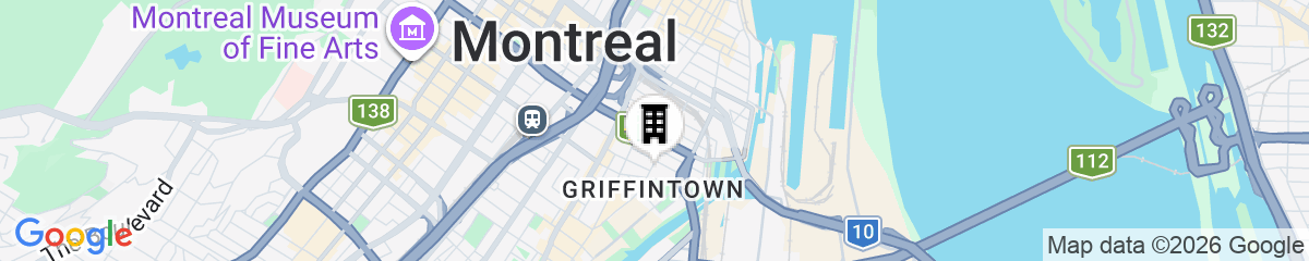 Map for HPG Griffintown