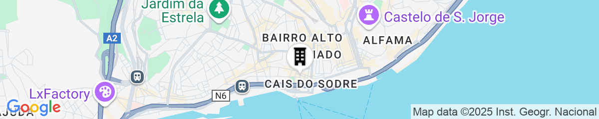 Map for Dare Lisbon River