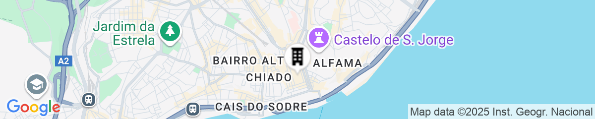 Map for Eurostars Lisboa Baixa