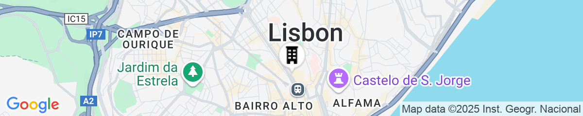 Map for Blue Liberdade Hotel