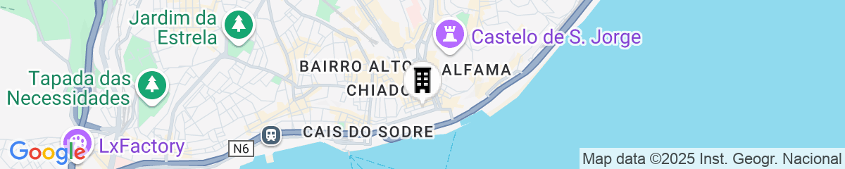 Map for Pestana Rua Augusta - Lisboa