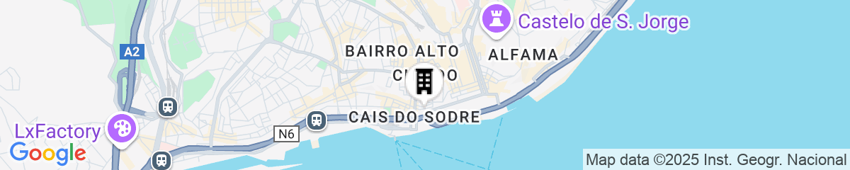 Map for Corpo Santo Lisbon Historical Hotel