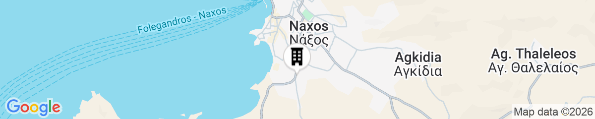 Map for Naxos Holidays