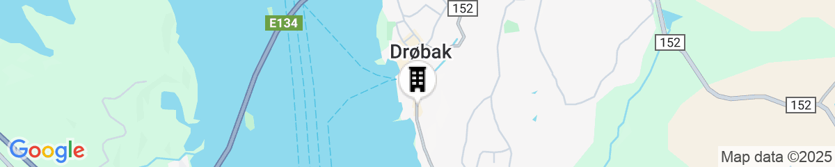 Map for Reenskaug Hotel