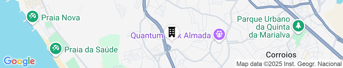 Map for Villa 3 Caparica, Lisbon GAY Beach Hotel